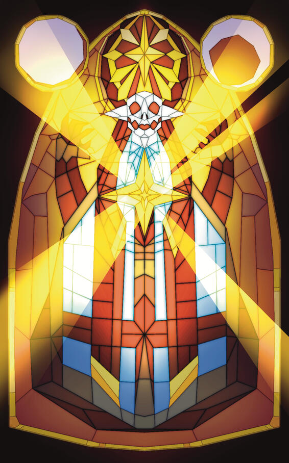Stained Glass Papa : 7.5"x12"