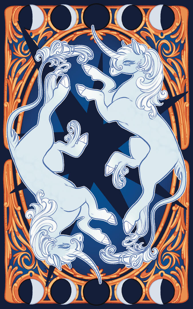 Filigree Phases Print: 7.5x12 in