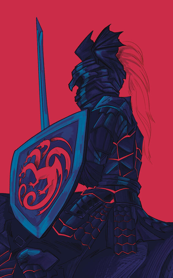 Targaryen Print: 7x12 in